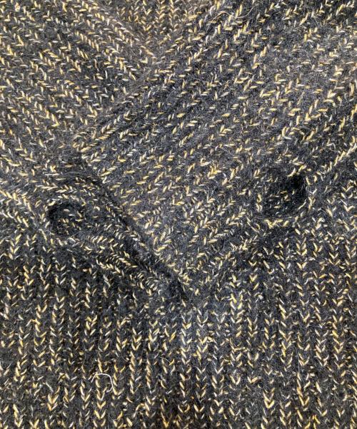 ATELIER BETON（アトリエベトン）ATELIER BETON (アトリエベトン) ALPACA CREW-NECK SWEATER ブラック サイズ:3の古着・服飾アイテム