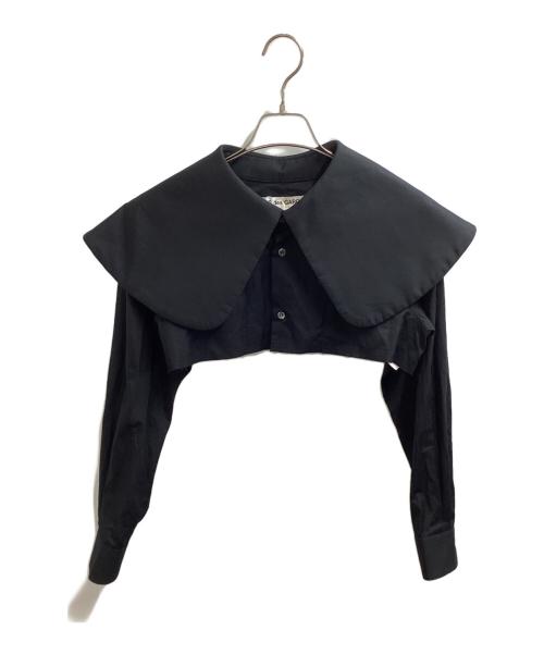 COMME des GARCONS（コムデギャルソン）COMME des GARCONS (コムデギャルソン) ビッグカラークロップシャツ / GG-B010 / AD2020 ブラック サイズ:Sの古着・服飾アイテム