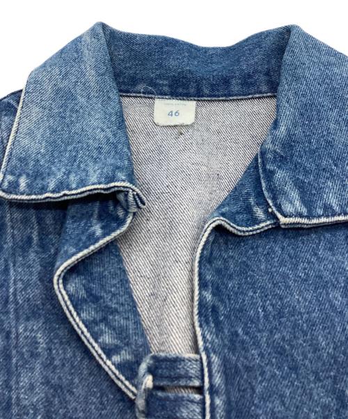 古着（フルギ）古着 (フルギ) デニムスモック ブルー サイズ:46の古着・服飾アイテム