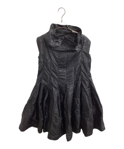 JUNYA WATANABE COMME des GARCONS（(ジュンヤワタナベ コムデギャルソン）JUNYA WATANABE COMME des GARCONS ((ジュンヤワタナベ コムデギャルソン) 再構築キルティングワンピース　/　JD-O061 ブラック サイズ:Sの古着・服飾アイテム