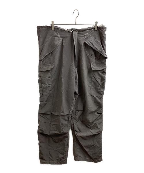 NO BRAND（ノーブランド）NO BRAND (ノーブランド) 後染めスノーカモオーバーパンツ / Over-dyed Snow Camo Pants / 8415-00-935-0572 グレー サイズ:M-Rの古着・服飾アイテム
