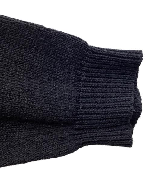 vainl archive（ヴァイナルアーカイブ）VAINL ARCHIVE (ヴァイナルアーカイブ) AZIZ V NECK KNIT / アジズ Vネックニット /  VASK25S007 / Made in JAPAN ブラック サイズ:Mの古着・服飾アイテム