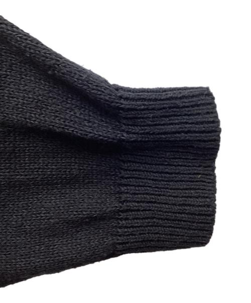 vainl archive（ヴァイナルアーカイブ）VAINL ARCHIVE (ヴァイナルアーカイブ) AZIZ V NECK KNIT / アジズ Vネックニット /  VASK25S007 / Made in JAPAN ブラック サイズ:Mの古着・服飾アイテム