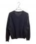 VAINL ARCHIVE (ヴァイナルアーカイブ) AZIZ V NECK KNIT / アジズ Vネックニット /  VASK25S007 / Made in JAPAN ブラック サイズ:M：13000円