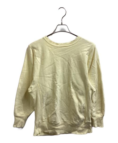 Champion（チャンピオン）Champion (チャンピオン) リバースウィーブスウェット / USA製 / 刺繍タグ / 90s イエロー サイズ:Mの古着・服飾アイテム