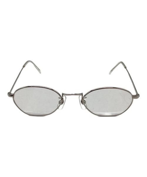 HATRA OPTICAL（ハトラ オプティカル）HATRA OPTICAL (ハトラ オプティカル) オーバル眼鏡 / HTR-O/02 / LAKE / SUN PLATINUM METAL シルバー サイズ:-の古着・服飾アイテム