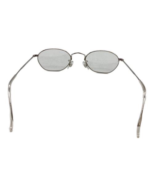 HATRA OPTICAL（ハトラ オプティカル）HATRA OPTICAL (ハトラ オプティカル) オーバル眼鏡 / HTR-O/02 / LAKE / SUN PLATINUM METAL シルバー サイズ:-の古着・服飾アイテム