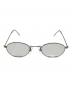 HATRA OPTICAL（ハトラ オプティカル）の古着「オーバル眼鏡 / HTR-O/02 / LAKE / SUN PLATINUM METAL」｜シルバー