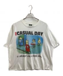 LOGOTEL（ロゴテル）の古着「DILBERTプリントTシャツ / USA製」｜ホワイト