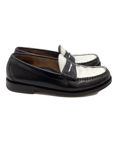 G.H.BASS（ジーエイチバス）G.H.BASS (ジーエイチバス) ローファー / BA11010H001 ブラック×ホワイト サイズ:41 1/2の古着・服飾アイテム