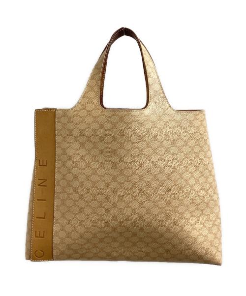 CELINE（セリーヌ）CELINE (セリーヌ) マカダム柄ハンドバッグ / Macadam handbag  ベージュの古着・服飾アイテム