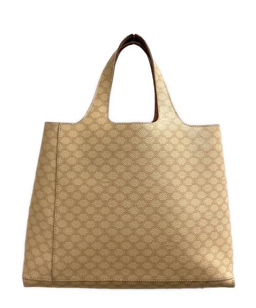 CELINE（セリーヌ）CELINE (セリーヌ) マカダム柄ハンドバッグ / Macadam handbag  ベージュの古着・服飾アイテム