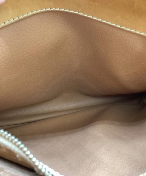 CELINE（セリーヌ）CELINE (セリーヌ) マカダム柄ハンドバッグ / Macadam handbag  ベージュの古着・服飾アイテム