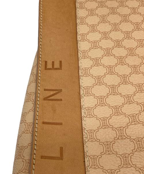 CELINE（セリーヌ）CELINE (セリーヌ) マカダム柄ハンドバッグ / Macadam handbag  ベージュの古着・服飾アイテム