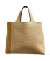 CELINE（セリーヌ）の古着「マカダム柄ハンドバッグ / Macadam handbag 」｜ベージュ
