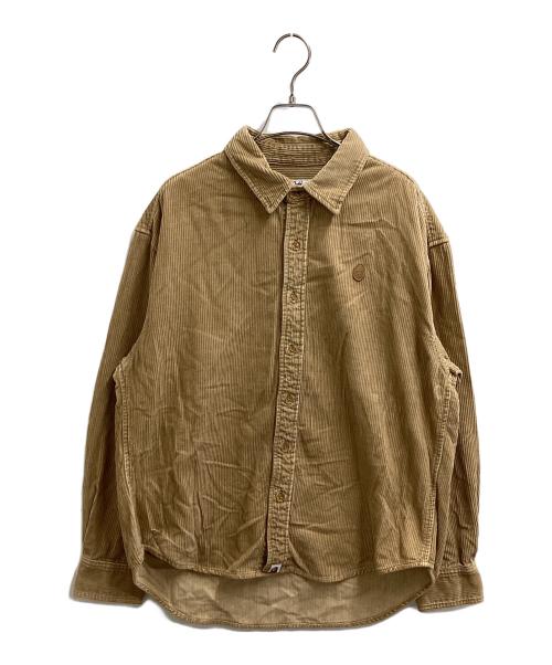 A BATHING APE（アベイシングエイプ）A BATHING APE (アベイシングエイプ) コーデュロイシャツ ベージュ サイズ:Mの古着・服飾アイテム