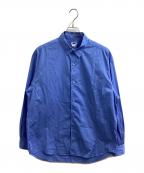 H BEAUTY&YOUTHエイチ ビューティー&ユース）の古着「ザ ユージュアル バルーンレギュラーカラーシャツ / 1211-250-8365」｜ブルー