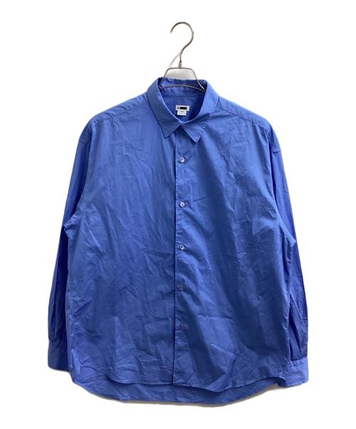 H BEAUTY&YOUTH（エイチ ビューティー&ユース）H BEAUTY&YOUTH (エイチ ビューティー&ユース) ザ ユージュアル バルーンレギュラーカラーシャツ / 1211-250-8365 ブルー サイズ:Lの古着・服飾アイテム