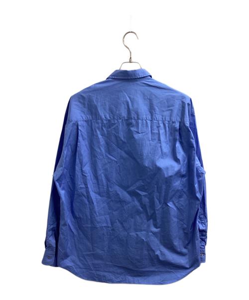 H BEAUTY&YOUTH（エイチ ビューティー&ユース）H BEAUTY&YOUTH (エイチ ビューティー&ユース) ザ ユージュアル バルーンレギュラーカラーシャツ / 1211-250-8365 ブルー サイズ:Lの古着・服飾アイテム