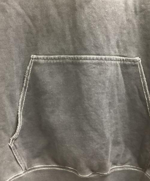 X-LARGE（エクストララージ）X-LARGE (エクストララージ) OLD ENGLISH BLEACHED HOODED SWEATSHIRT / 101234012005 グレー サイズ:Lの古着・服飾アイテム