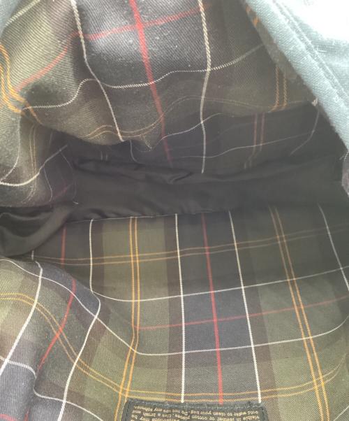 Barbour（バブアー）Barbour (バブアー) WAX LEATHER TARRAS CROSSBODY BAG　UBA0003NY91 ネイビー×ブラウンの古着・服飾アイテム