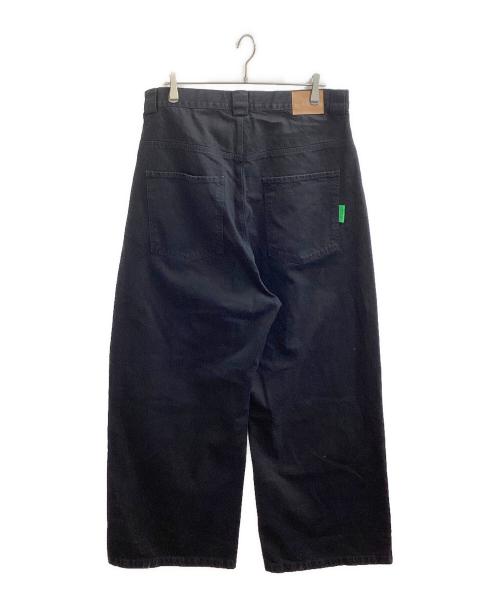 WILLY CHAVARRIA（ウィリーチャバリア）WILLY CHAVARRIA (ウィリーチャバリア) バギーデニムパンツ ブラック サイズ:XLの古着・服飾アイテム