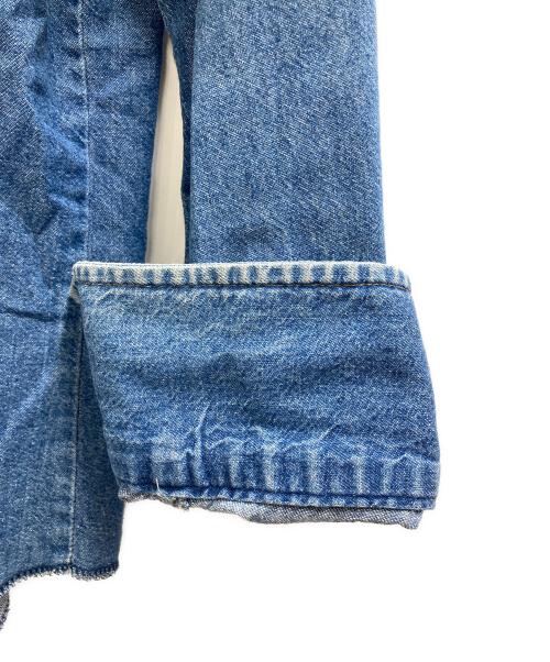 Wrangler（ラングラー）Wrangler (ラングラー) デニムウエスタンシャツ ブルー サイズ:16の古着・服飾アイテム