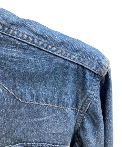 Wrangler（ラングラー）Wrangler (ラングラー) デニムウエスタンシャツ ブルー サイズ:16の古着・服飾アイテム
