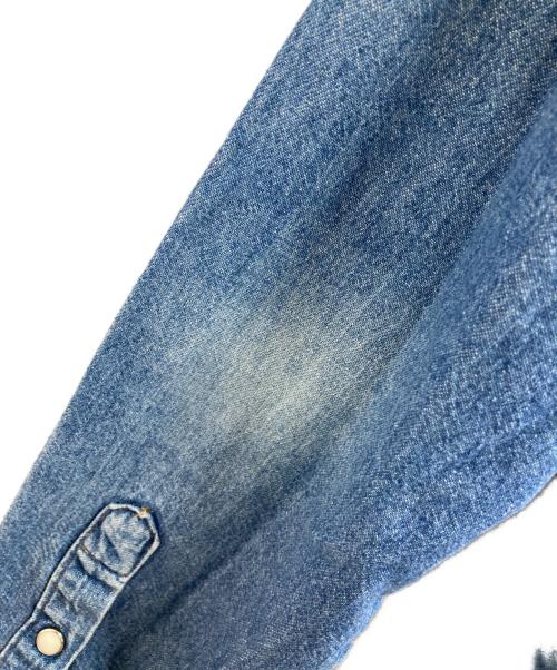 Wrangler（ラングラー）Wrangler (ラングラー) デニムウエスタンシャツ ブルー サイズ:16の古着・服飾アイテム