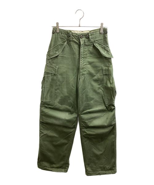 US ARMY（ユーエスアーミー）US ARMY (ユーエスアーミー) M-51フィールドカーゴパンツ / 8405-265-0378 /  RAPIDジップ後期 63年納品 オリーブ サイズ:Regular-X SMALLの古着・服飾アイテム