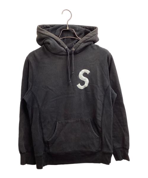 SUPREME（シュプリーム）Supreme (シュプリーム) S Logo Hooded Sweatshirt ブラック サイズ:Mの古着・服飾アイテム