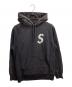 Supreme（シュプリーム）の古着「S Logo Hooded Sweatshirt」｜ブラック