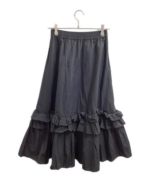 Loulou Willoughby（ルルウィルビー）Loulou Willoughby (ルルウィルビー) ハイカウントパピヨンスカート / 21241011130 ブラック サイズ:1の古着・服飾アイテム
