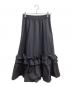 Loulou Willoughby（ルルウィルビー）の古着「ハイカウントパピヨンスカート / 21241011130」｜ブラック