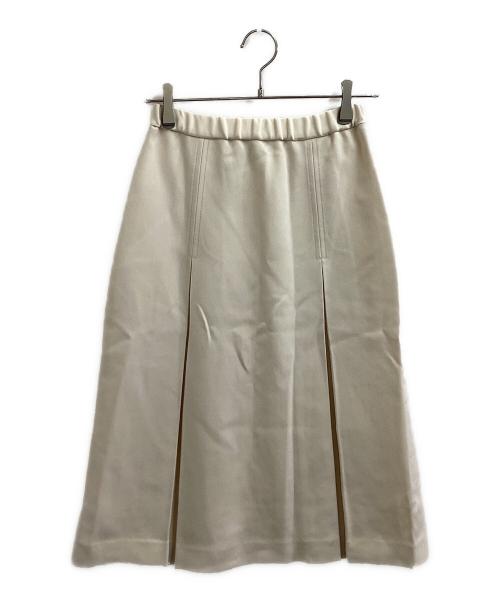 GRACE CLASS（グレースクラス）GRACE CLASS (グレースクラス) トリアセBOXタックスカート　/　0223421128 アイボリー サイズ:36の古着・服飾アイテム