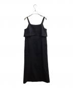 Diagramダイアグラム）の古着「レイヤードキャミワンピース / Layered cami dress / 0324331003」｜ブラック