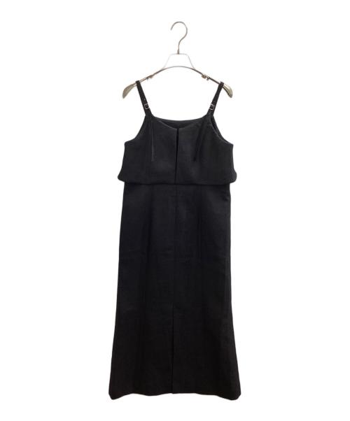 Diagram（ダイアグラム）Diagram (ダイアグラム) レイヤードキャミワンピース / Layered cami dress / 0324331003 ブラック サイズ:36の古着・服飾アイテム