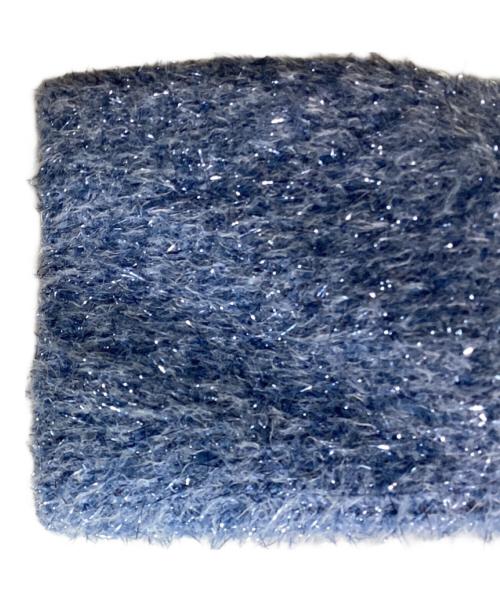 Adam et Rope（アダム エ ロペ）Adam et Rope (アダム エ ロペ) ラメニットカーディガン　GAK-53580-B ブルー サイズ:FREEの古着・服飾アイテム