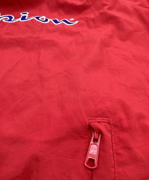 SUPREME（シュプリーム）Supreme (シュプリーム) Champion (チャンピオン) 18SS / ナイロンプルオーバージャケット レッド サイズ:Mの古着・服飾アイテム