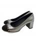 Salvatore Ferragamo (サルヴァトーレ フェラガモ) AVELLA パンプス　16287 シルバー サイズ:6 1/2：10000円