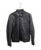 POLO RALPH LAURENポロ・ラルフローレン）の古着「LAMBSKIN CAFE RACER JACKET」｜ブラック