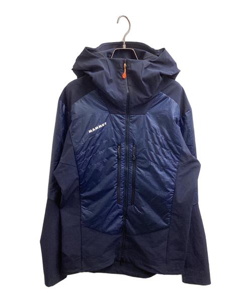 MAMMUT（マムート）MAMMUT (マムート) Eisfeld SO Hybrid Hooded Jacket Men ネイビー サイズ:Mの古着・服飾アイテム