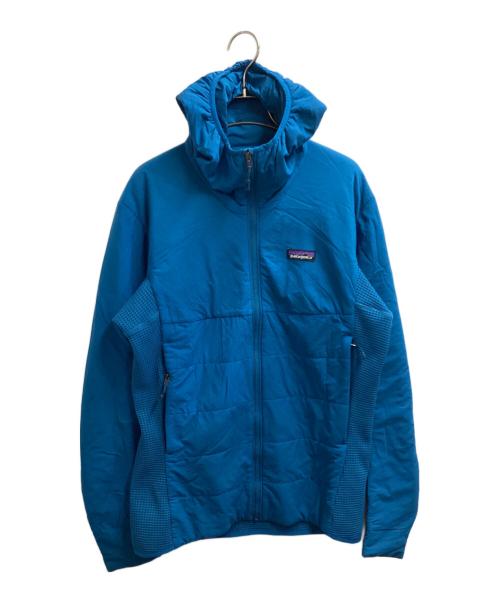 Patagonia（パタゴニア）Patagonia (パタゴニア) ナノエアライトハイブリッドフーディ ブルー サイズ:Mの古着・服飾アイテム
