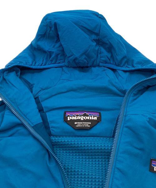 Patagonia（パタゴニア）Patagonia (パタゴニア) ナノエアライトハイブリッドフーディ ブルー サイズ:Mの古着・服飾アイテム