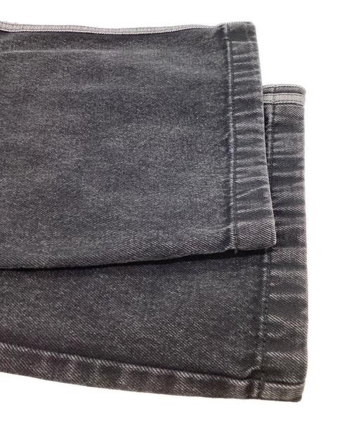 adidas（アディダス）adidas (アディダス) デニムスリーストライプストラックパンツ / JD3109 ブラック サイズ:2730の古着・服飾アイテム