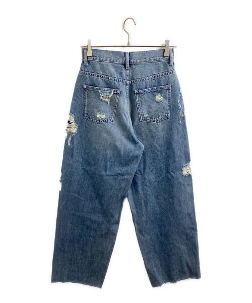Ameri（アメリ）AMERI (アメリ) UND HARD DAMAGE LOOSE DENIM / ハードダメージルーズデニム / 0225208610890 インディゴ サイズ:25の古着・服飾アイテム