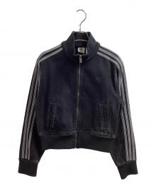 adidas（アディダス）の古着「アディカラーデニムトラックトップ / JD3110」｜ブラック