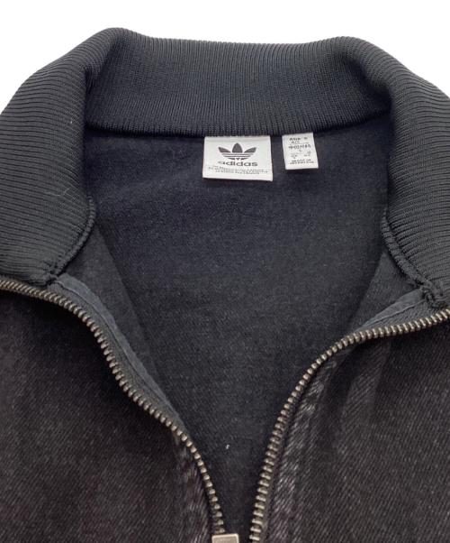 adidas（アディダス）adidas (アディダス) アディカラーデニムトラックトップ / JD3110 ブラック サイズ:Mの古着・服飾アイテム