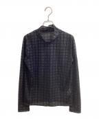 Ameriアメリ）の古着「NEW LOGO MONOGRAM PLAID SKIN TOP / ニューロゴモノグラムプレイドスキントップ / 0224203920240」｜ブラック