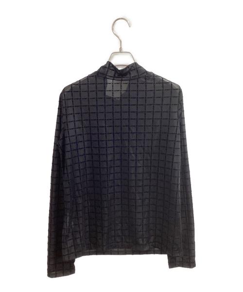 Ameri（アメリ）AMERI (アメリ) NEW LOGO MONOGRAM PLAID SKIN TOP / ニューロゴモノグラムプレイドスキントップ / 0224203920240 ブラック サイズ:FREEの古着・服飾アイテム